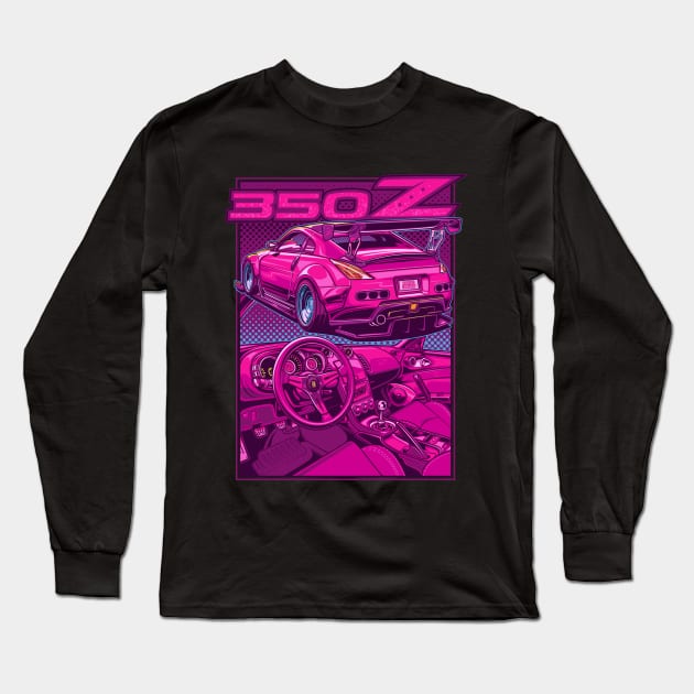 Nissan 350z Long Sleeve T-Shirt by racingfactory